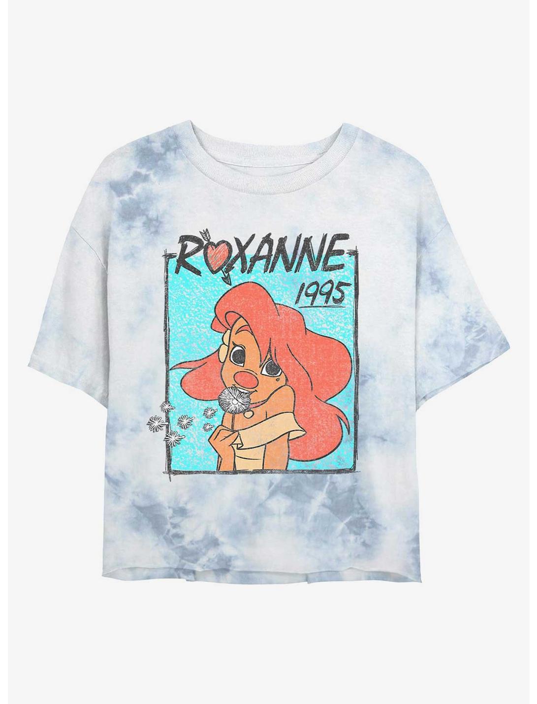 Disney A Goofy Movie 1995 Roxanne Girls Tie-Dye Crop T-Shirt