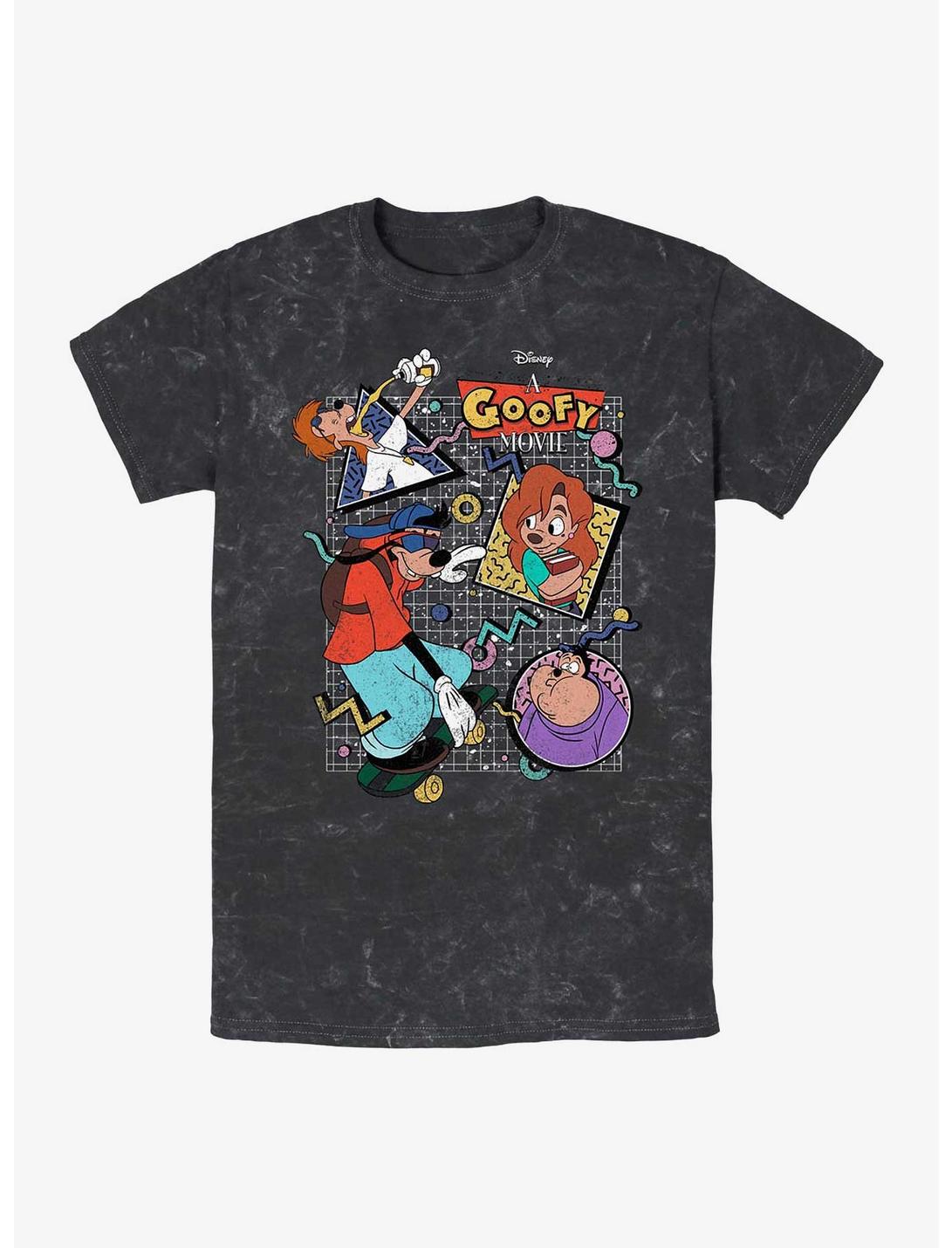 Disney A Goofy Movie Retro Icons Mineral Wash T-Shirt