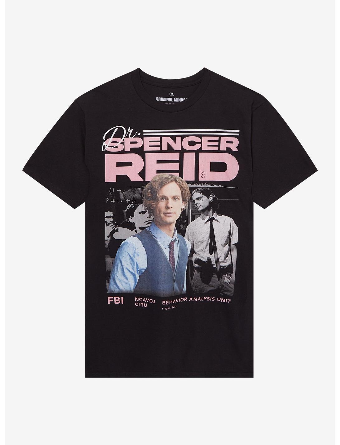 T-shirt portrait du Dr Spencer Reid de Criminal Minds