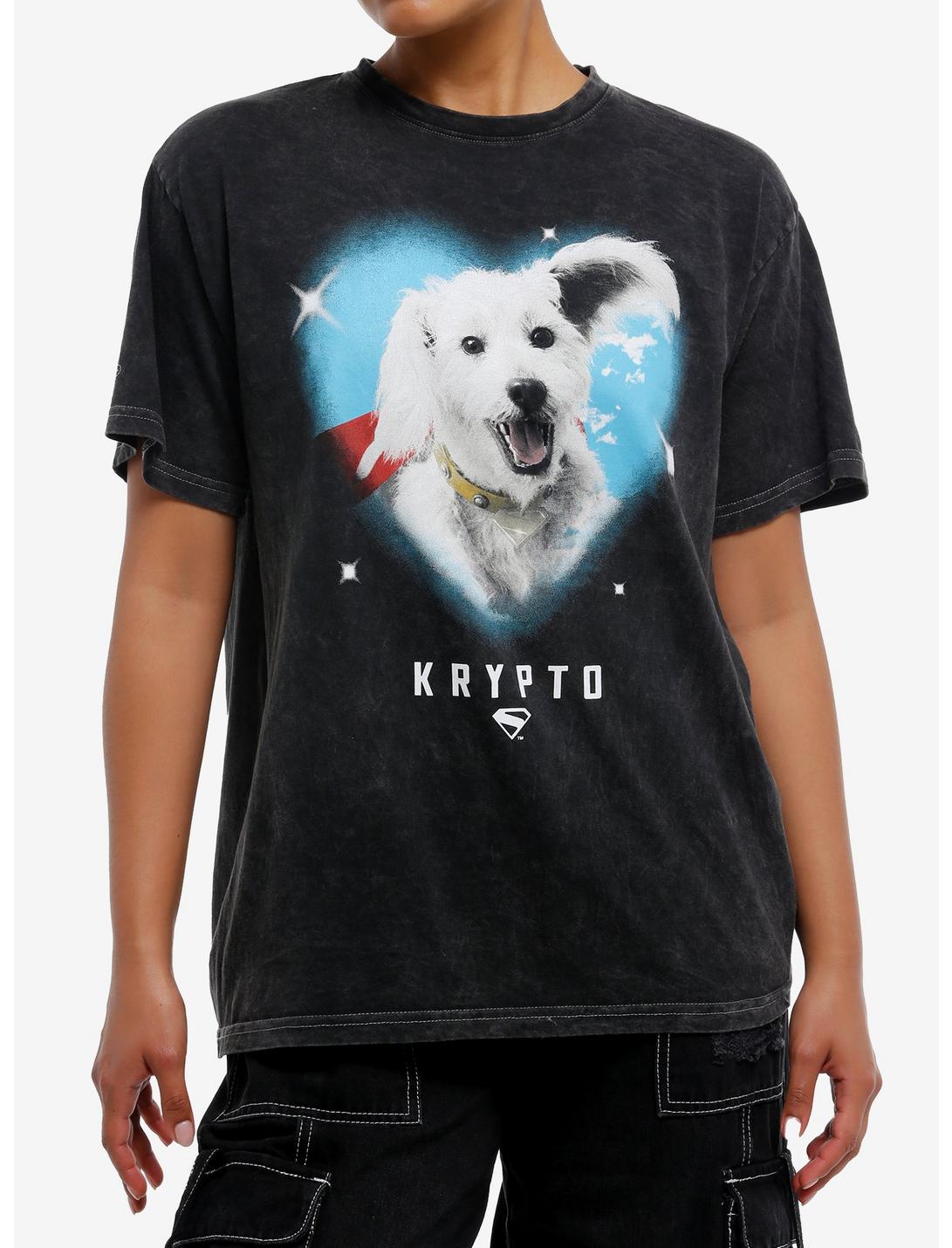 T-shirt Superman Krypto Cœur DC Comics