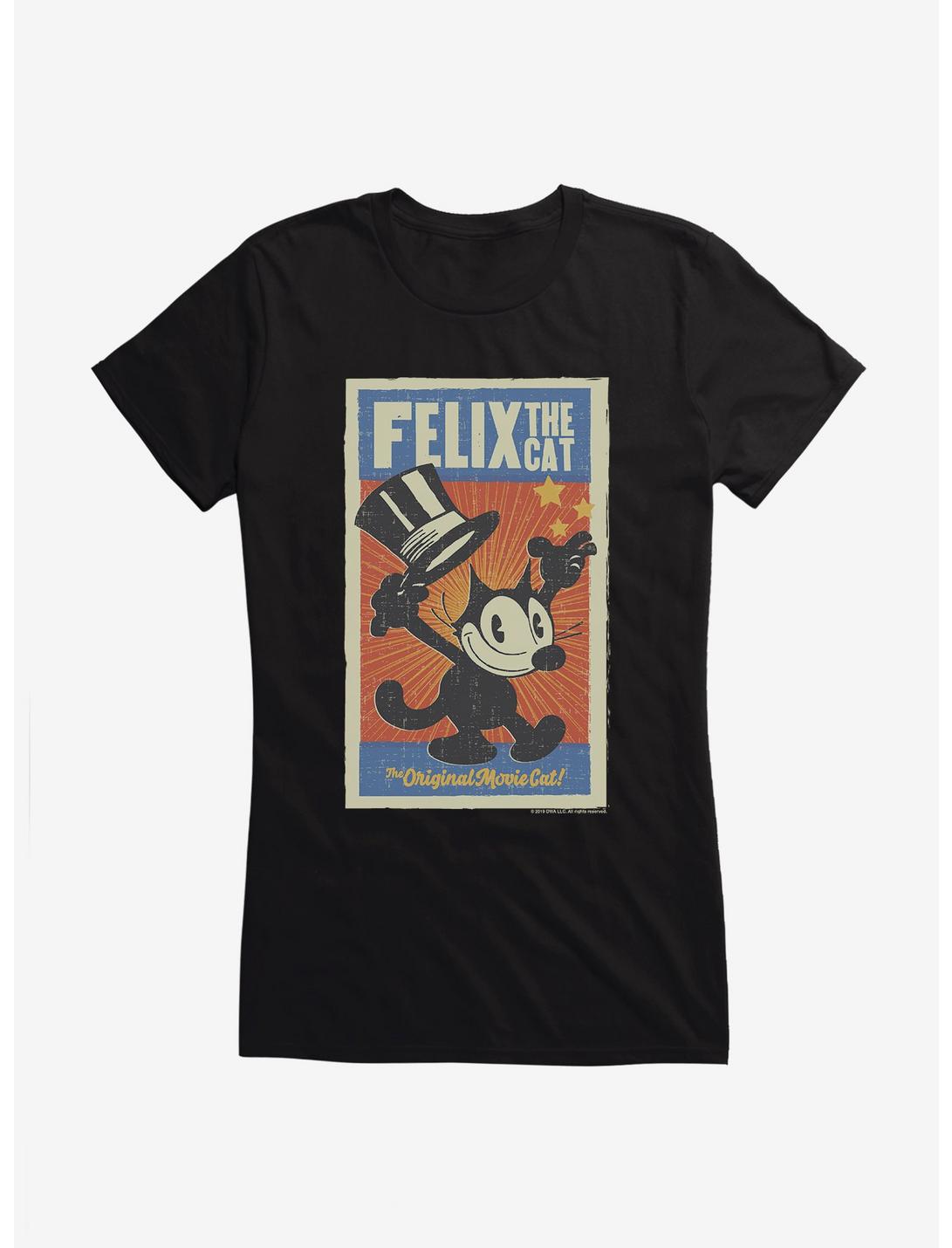Felix The Cat The Original Movie Cat Poster Girls T-Shirt