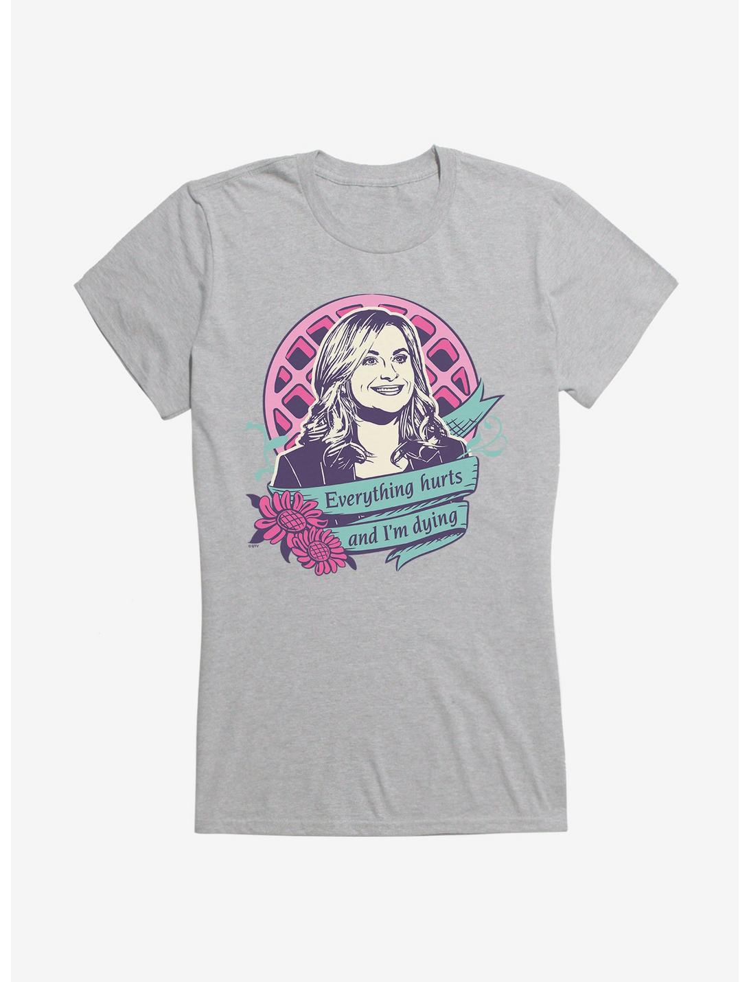 T-shirt Fille Parks and Recreation Tout Me Fait Mal et Je Meurs
