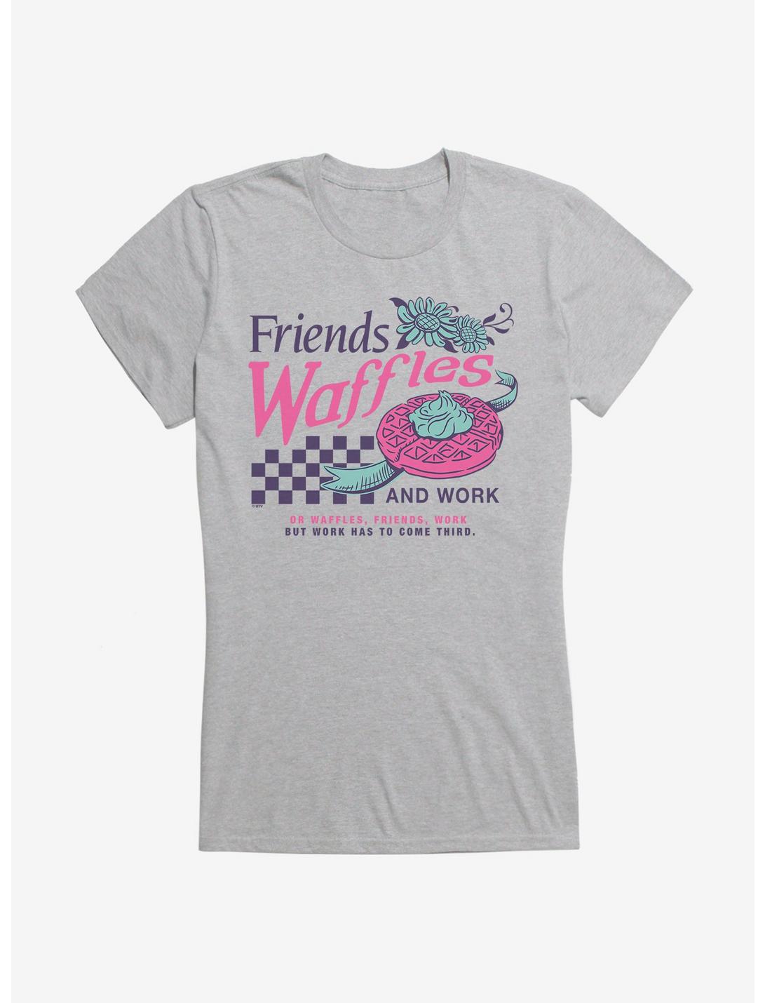 Parks And Recreation Friends Waffles Work Girls T-Shirt