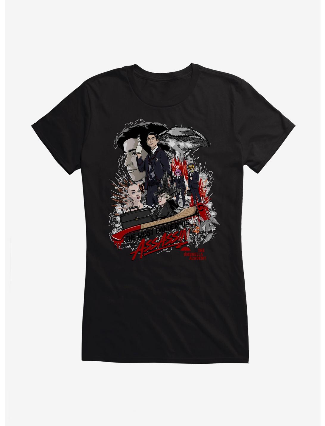 T-Shirt Fille The Umbrella Academy La Tueuse La Plus Dangereuse