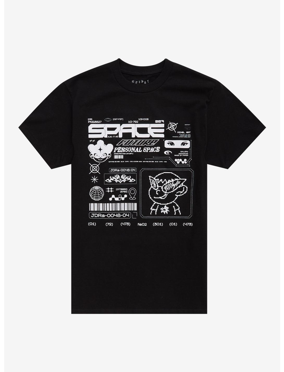 T-shirt graphique Espace par Friday Jr