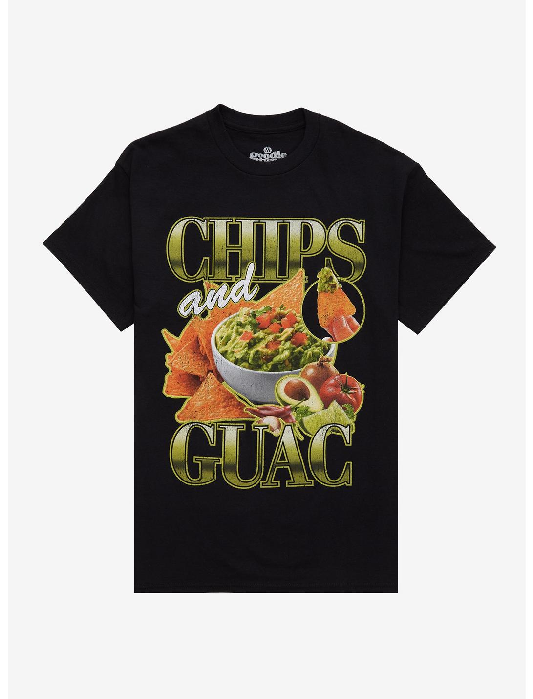T-shirt Chips et Guacamole par Goodie Two Sleeves
