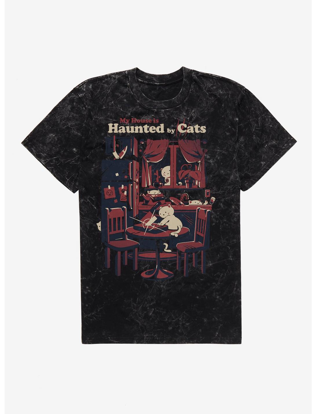 Haunted By Cats Mineral Wash T-Shirt