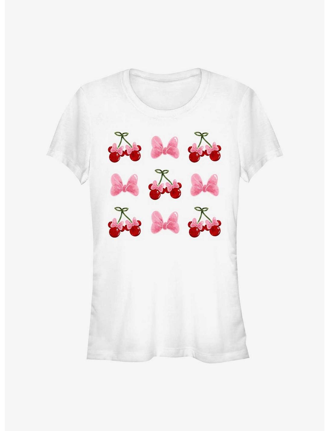 T-shirt Fille Disney Minnie Cerises Et Nœuds