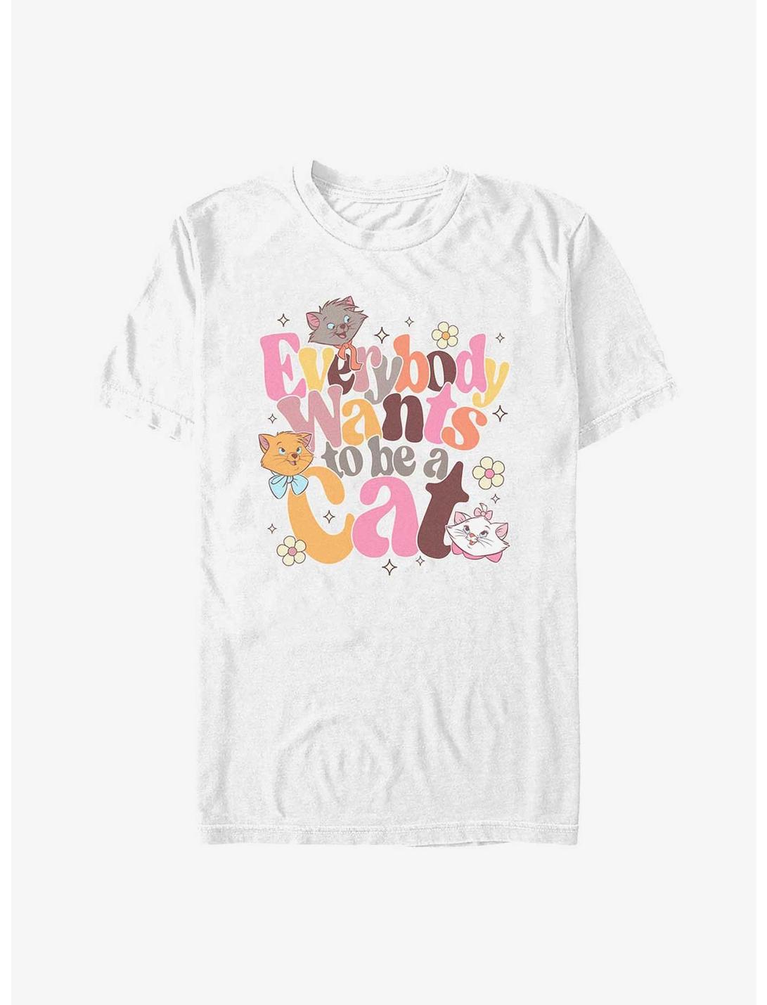 T-shirt Disney Les Aristochats « Tout le monde veut devenir un chat »