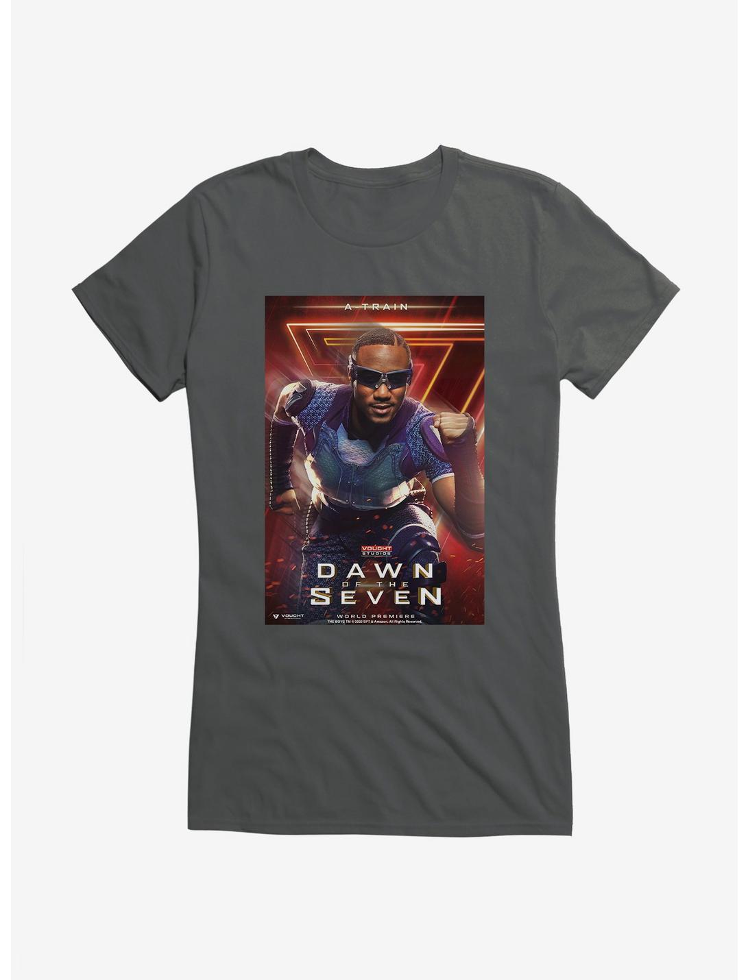 T-Shirt Fille The Boys L'Aube des Sept Affiche de Film A-Train