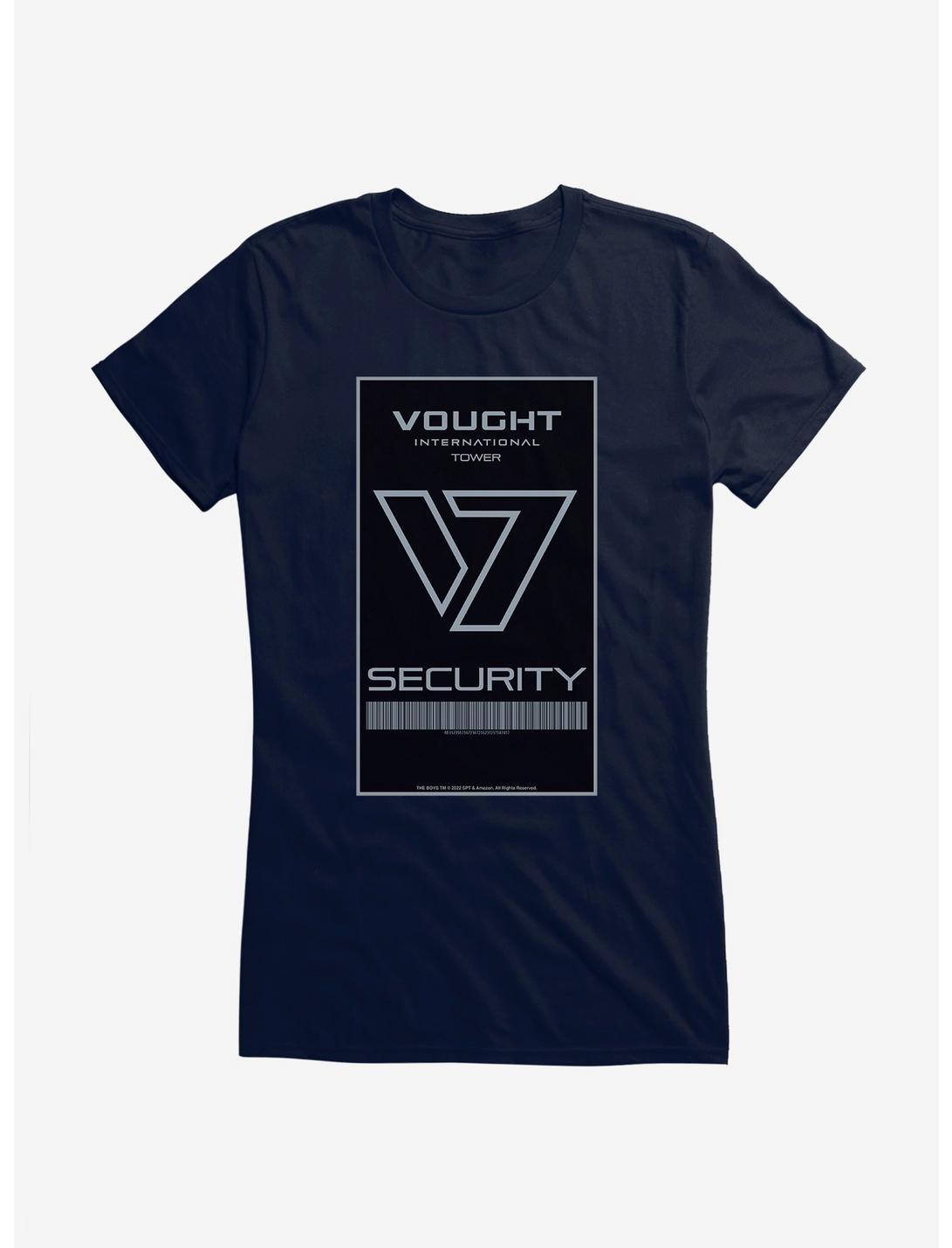 The Boys Vought Intl Tower Security Badge Girls T-Shirt