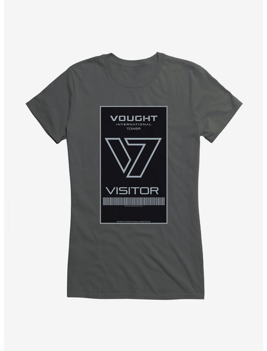 The Boys Vought Intl Tower Visitor Badge Girls T-Shirt