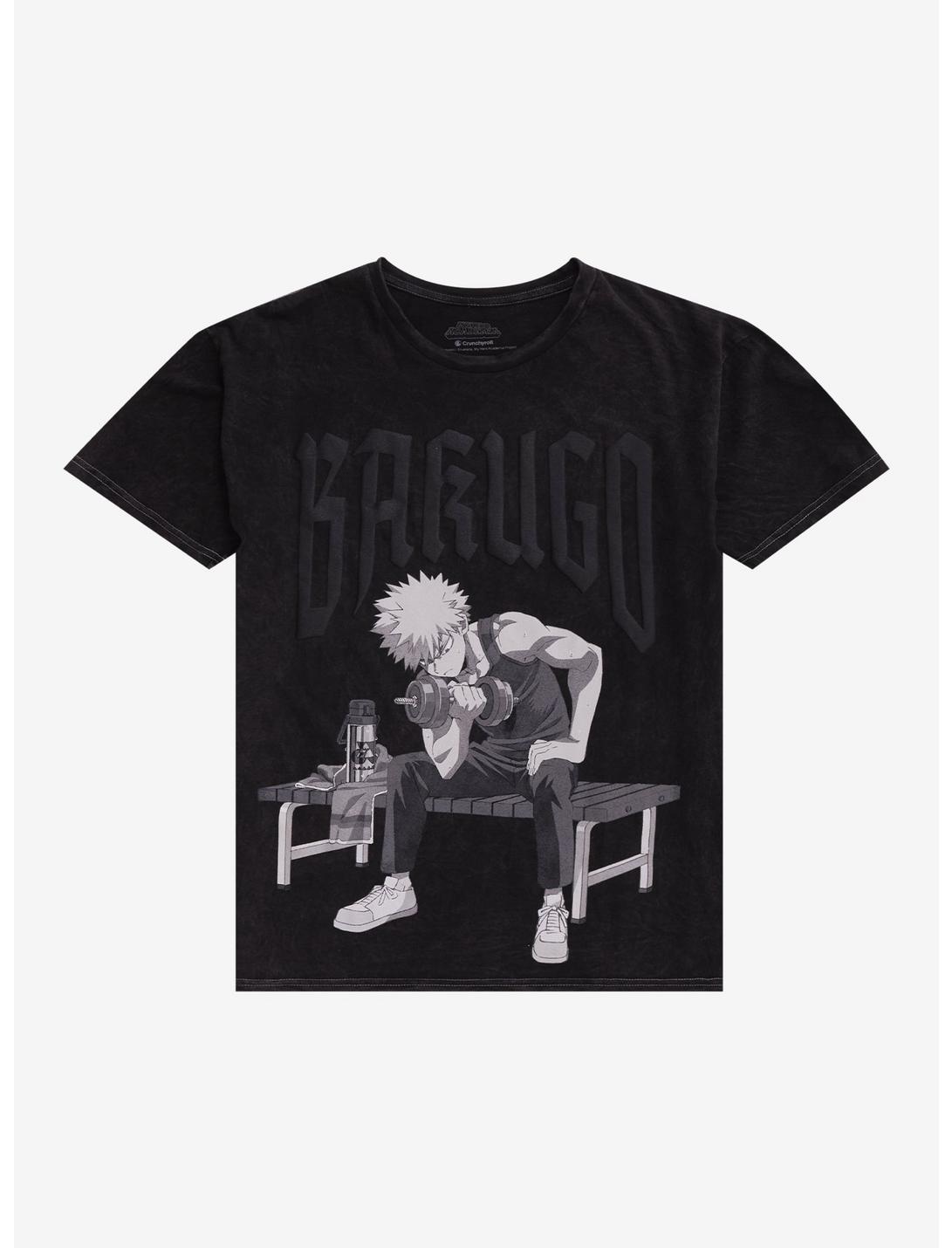 My Hero Academia Bakugo Gym Puff Print T-Shirt