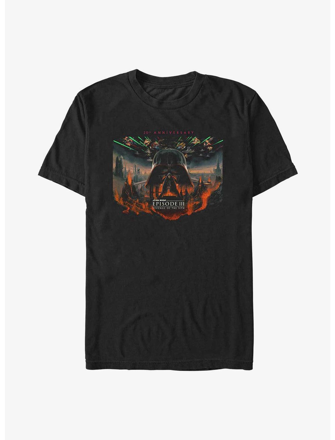 Star Wars Episode III: Revenge Of The Sith 20th Anniversary Scenic Poster T-Shirt