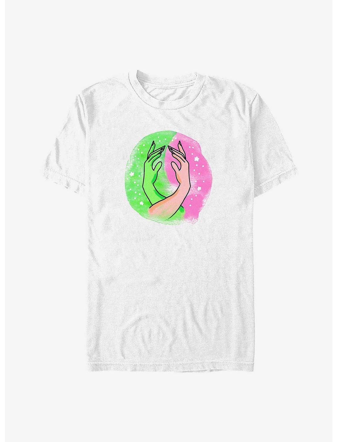Wicked Pink And Green Hands Big & Tall T-Shirt