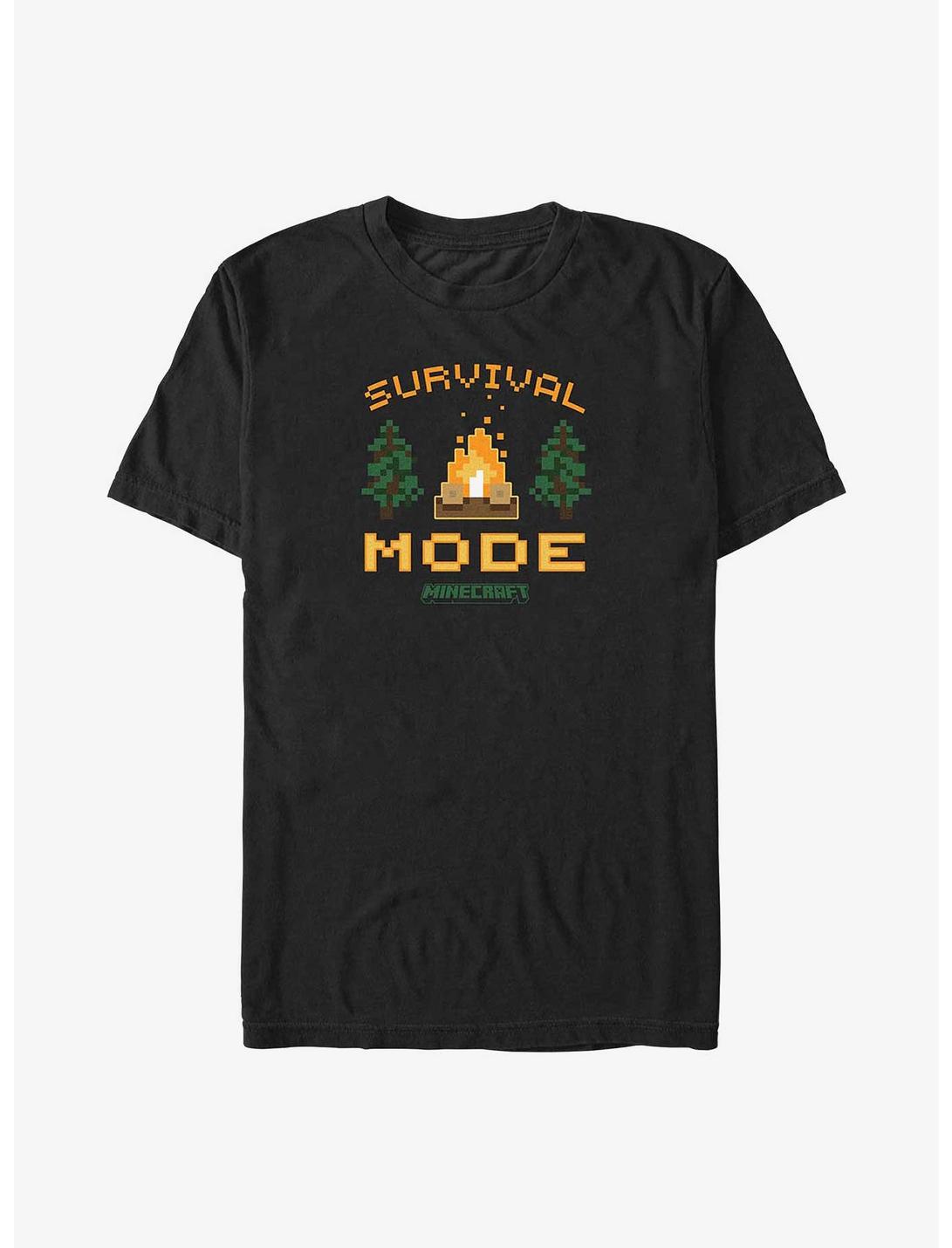 Minecraft Camp Fire Survival Big & Tall T-Shirt