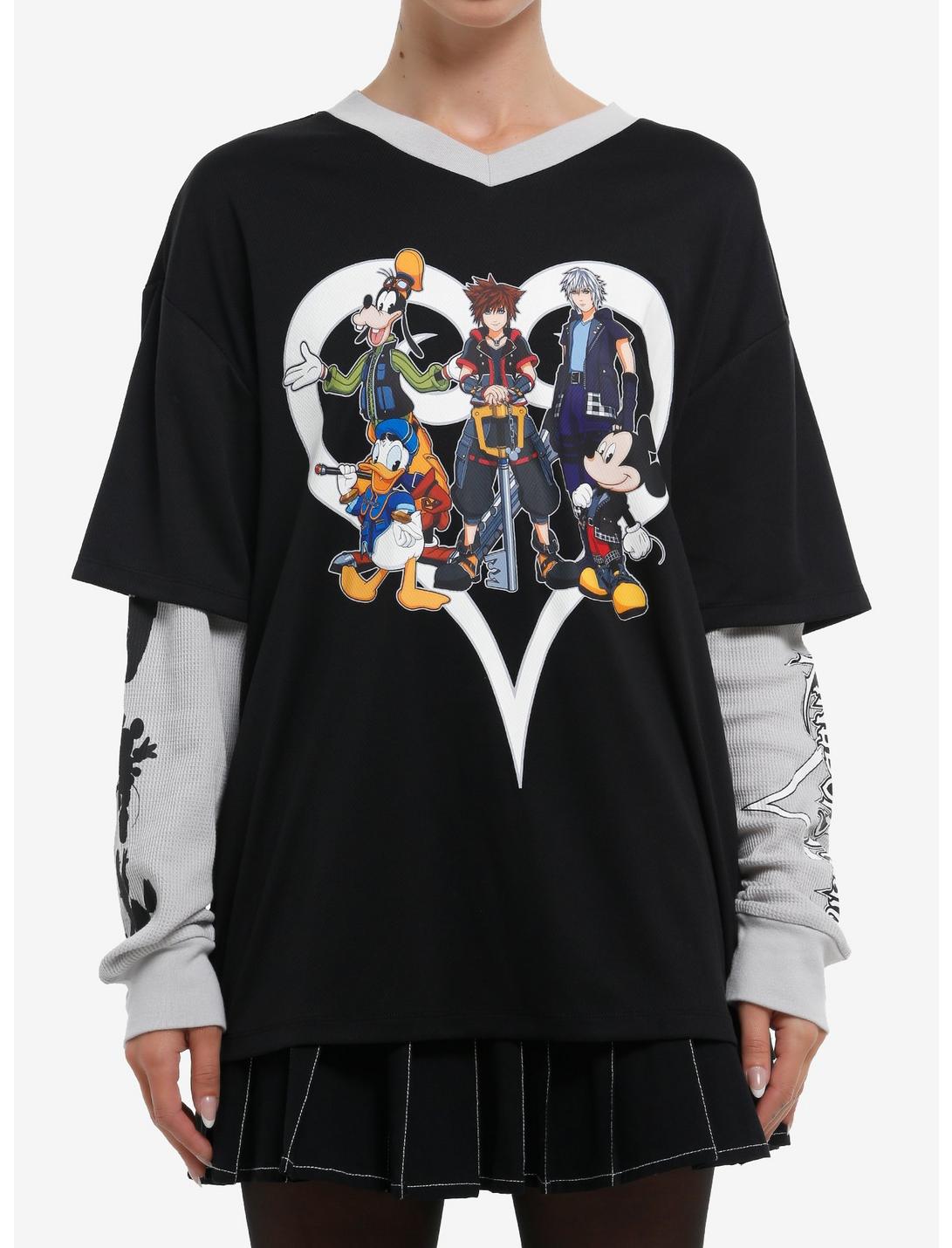 Disney Kingdom Hearts Group Girls Long-Sleeve T-Shirt