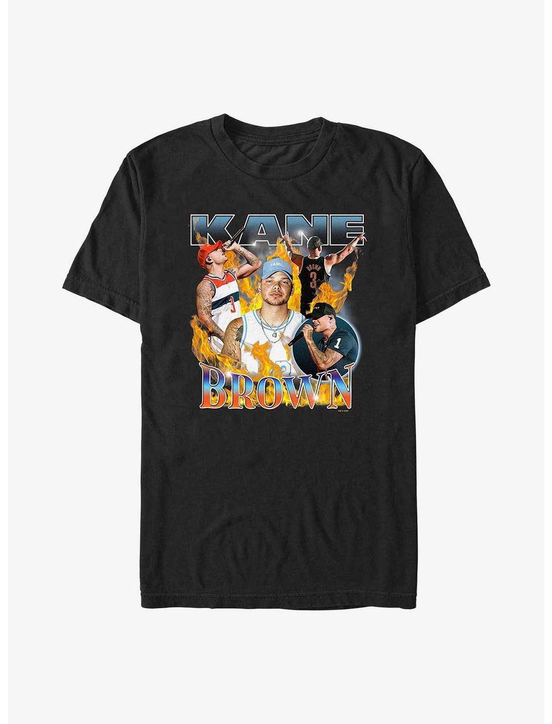 Kane Brown Flames Collage Big & Tall T-Shirt