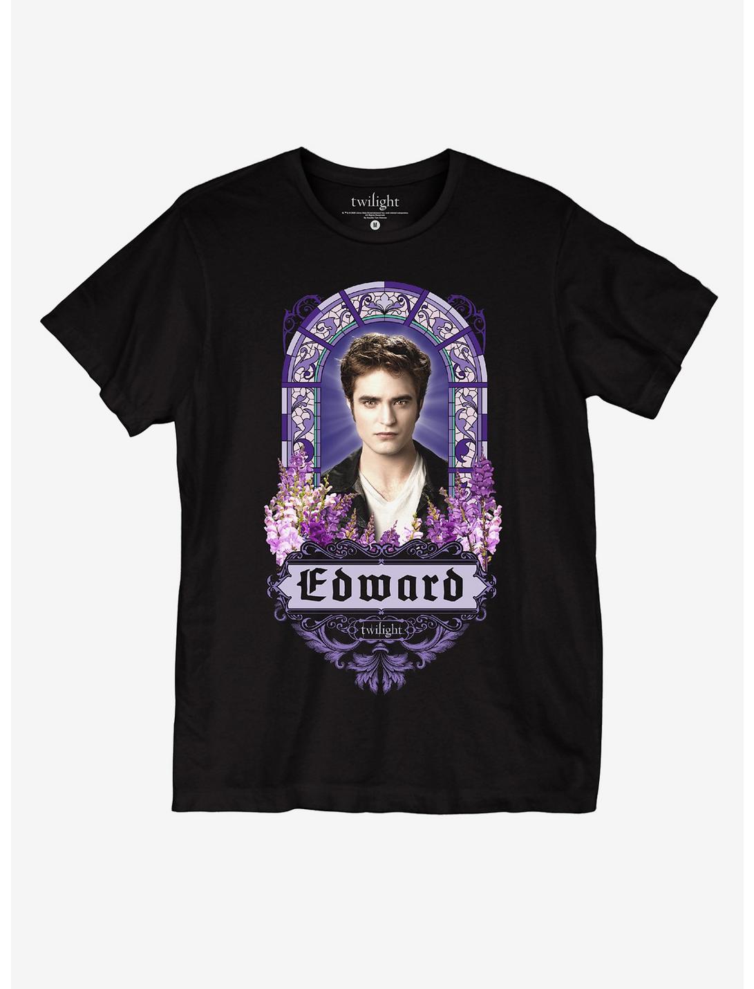 T-shirt Fille Portrait Vitrail Edward Twilight