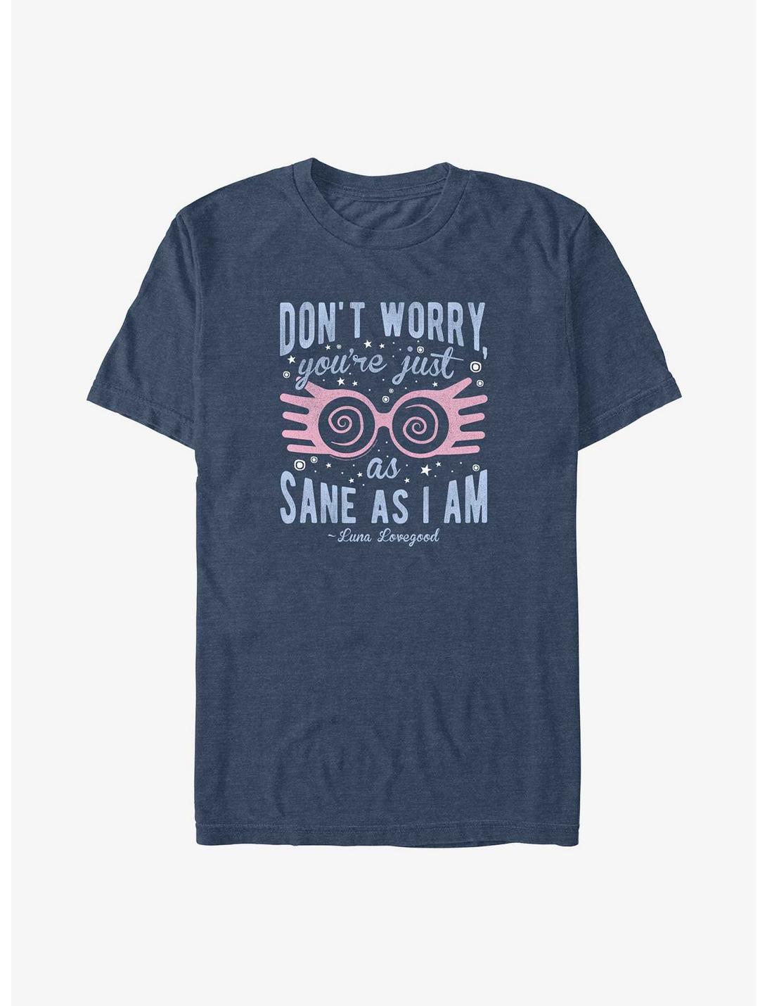 Harry Potter Just As Sane As Luna Big & Tall T-Shirt