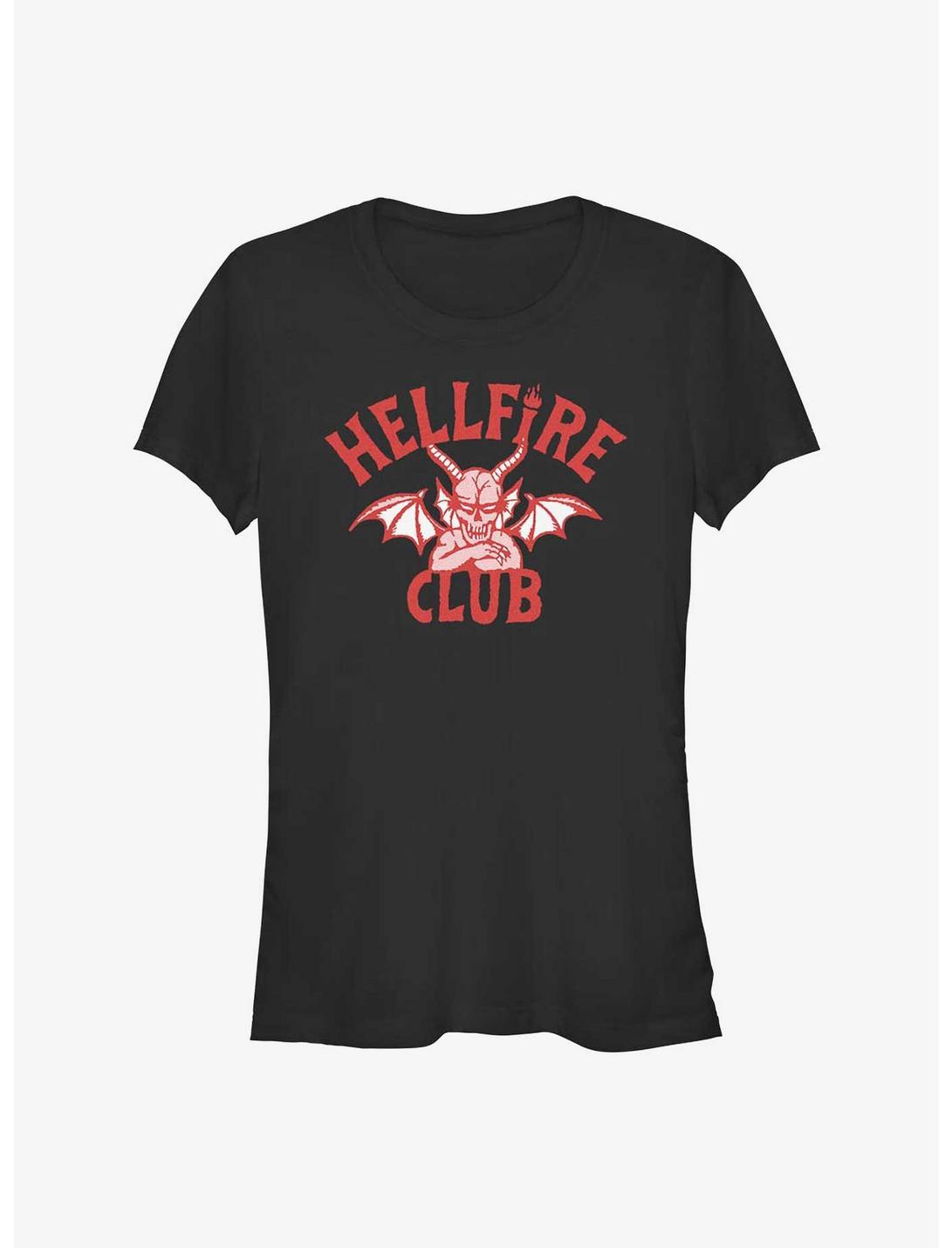 Stranger Things Devil Hellfire Club Logo Girls T-Shirt