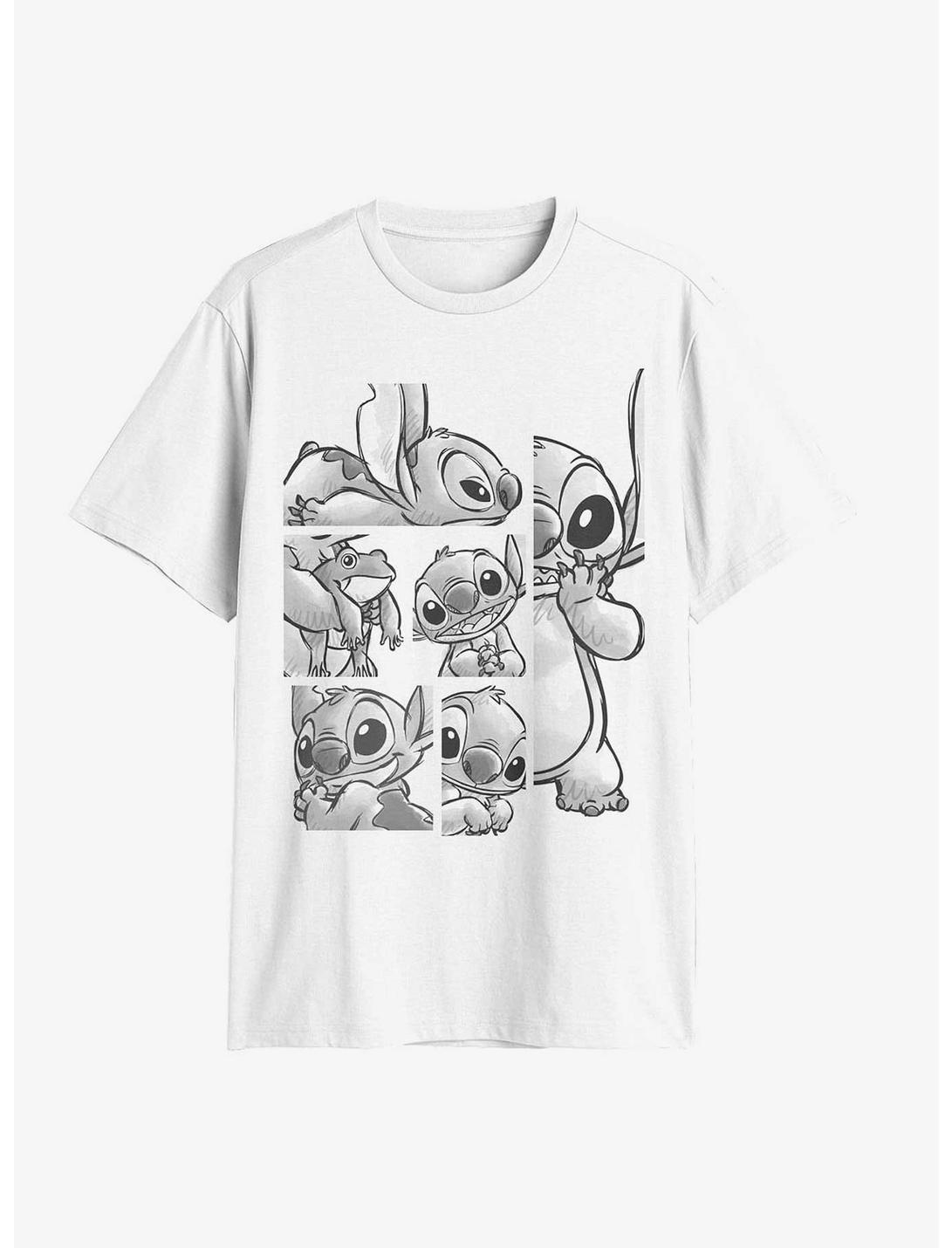 Disney Lilo & Stitch Sketch Panels T-Shirt