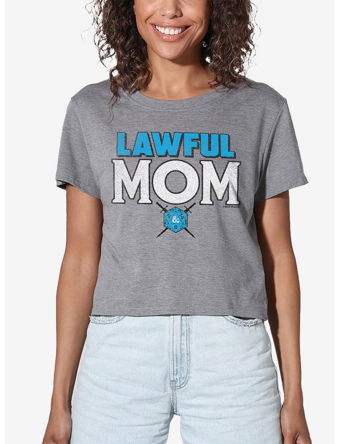 Dungeons & Dragons Lawful Mom Girls Crop Top T-Shirt