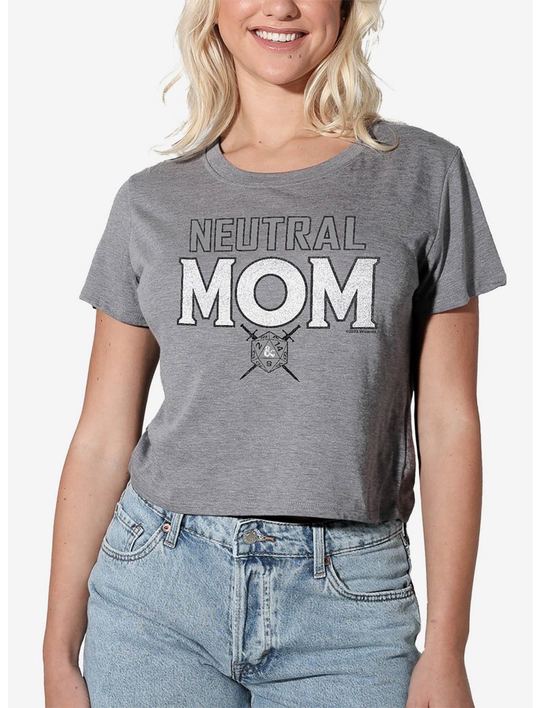 Dungeons & Dragons Neutral Mom Girls Crop Top T-Shirt