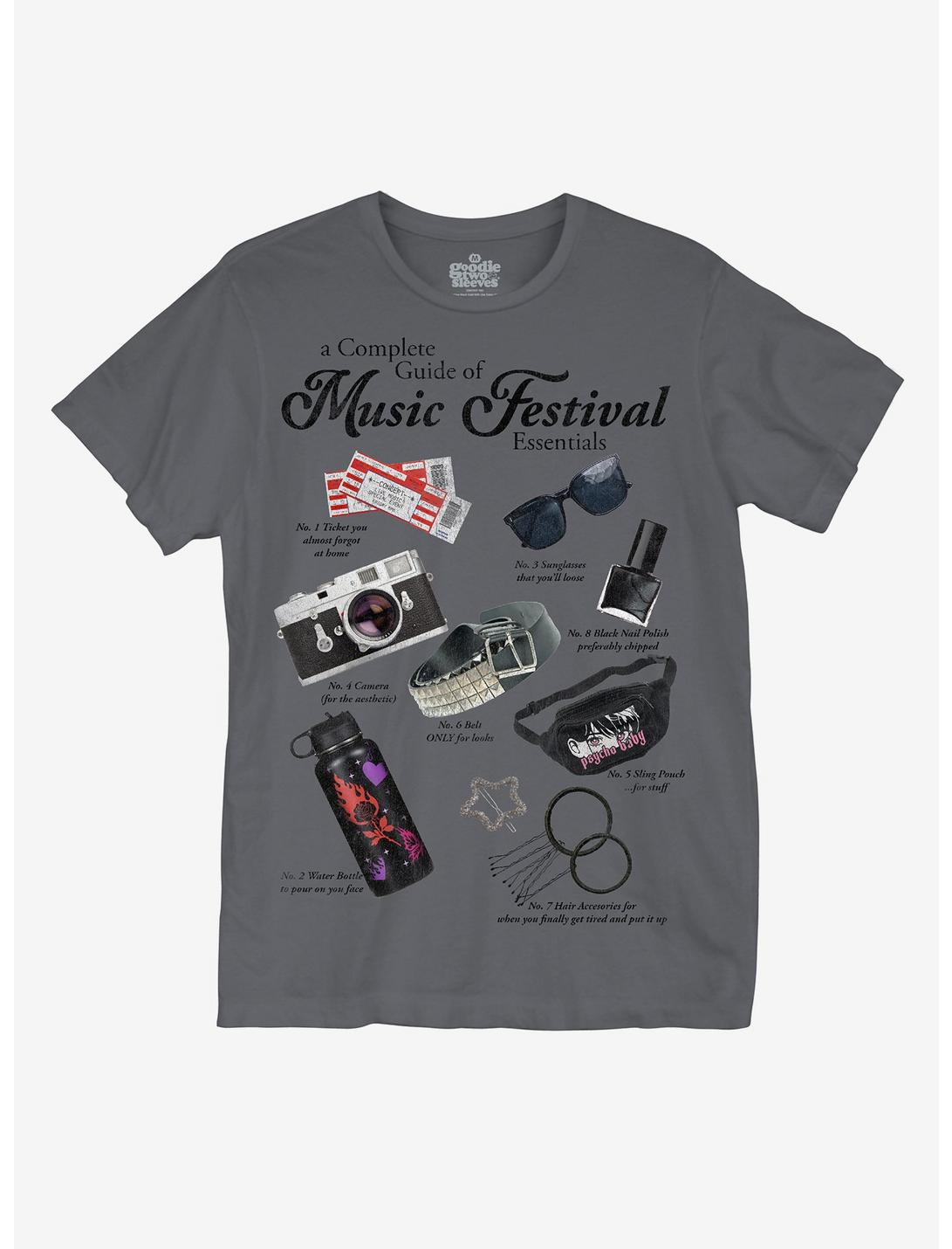T-shirt Fille Guide des Indispensables pour les Festivals de Musique