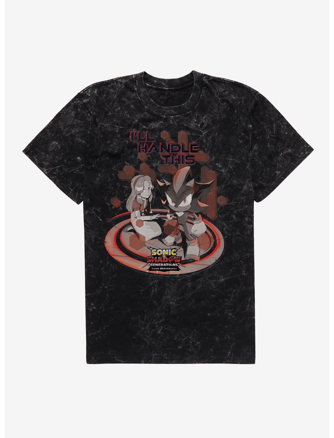 Sonic X Shadow Generations: Dark Beginnings I'll Handle This Mineral Wash T-Shirt