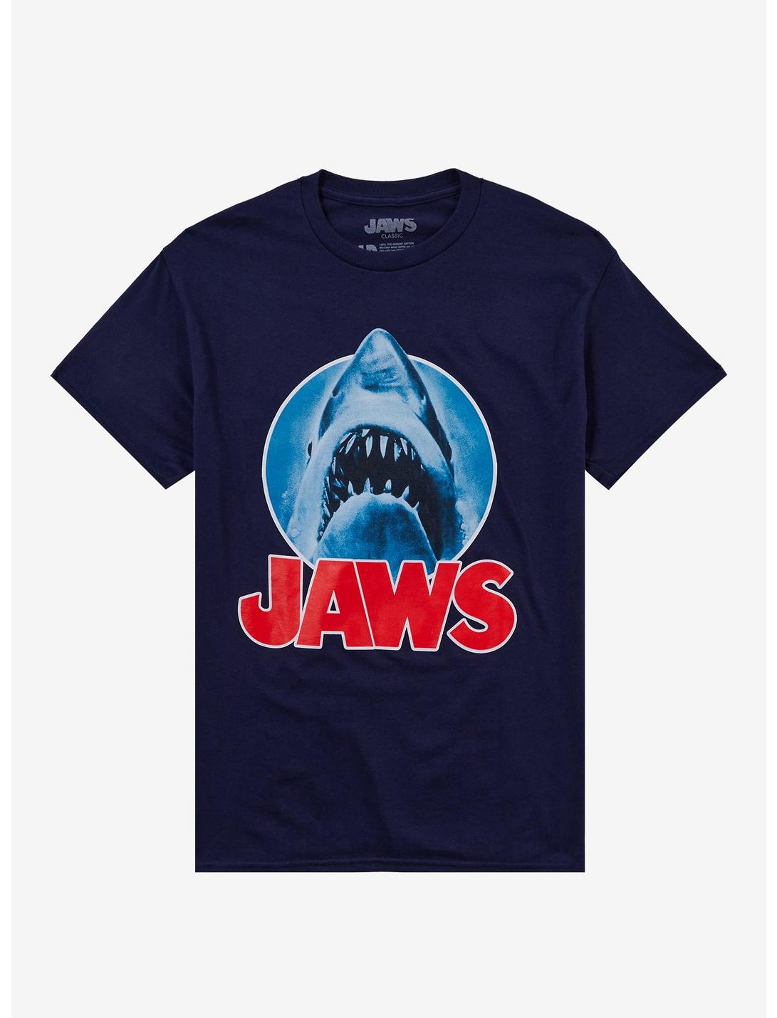 Jaws Shark Logo T-Shirt By Fright Rags