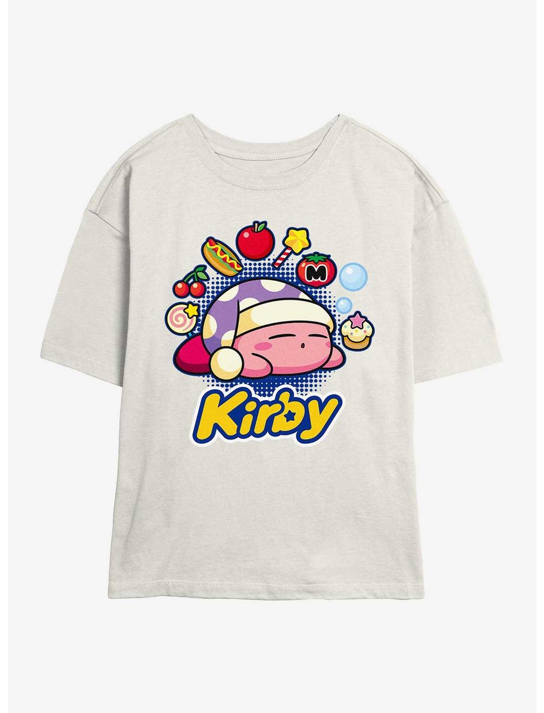 Nintendo Kirby Dreaming Food Girls Skimmer T-Shirt