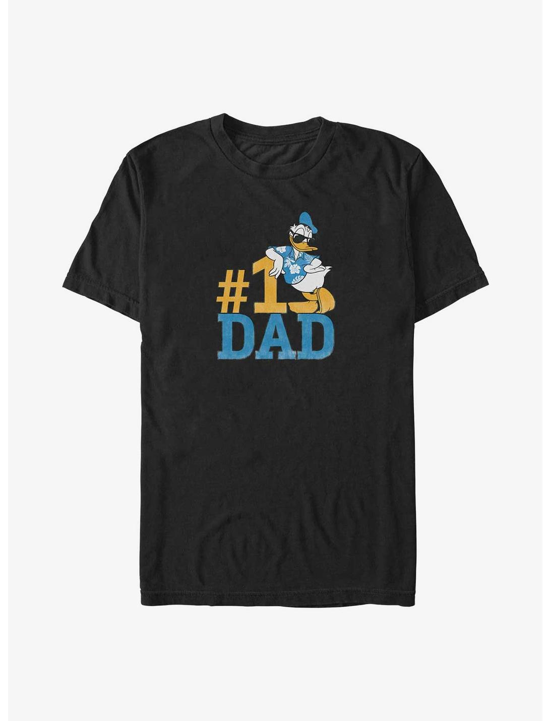 Disney Donald Duck Number 1 Dad T-Shirt
