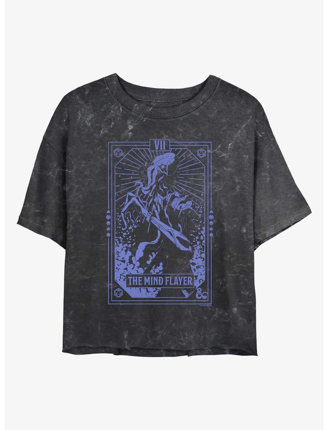 T-shirt court délavé Dungeons & Dragons Mindflayer Tarot Girls