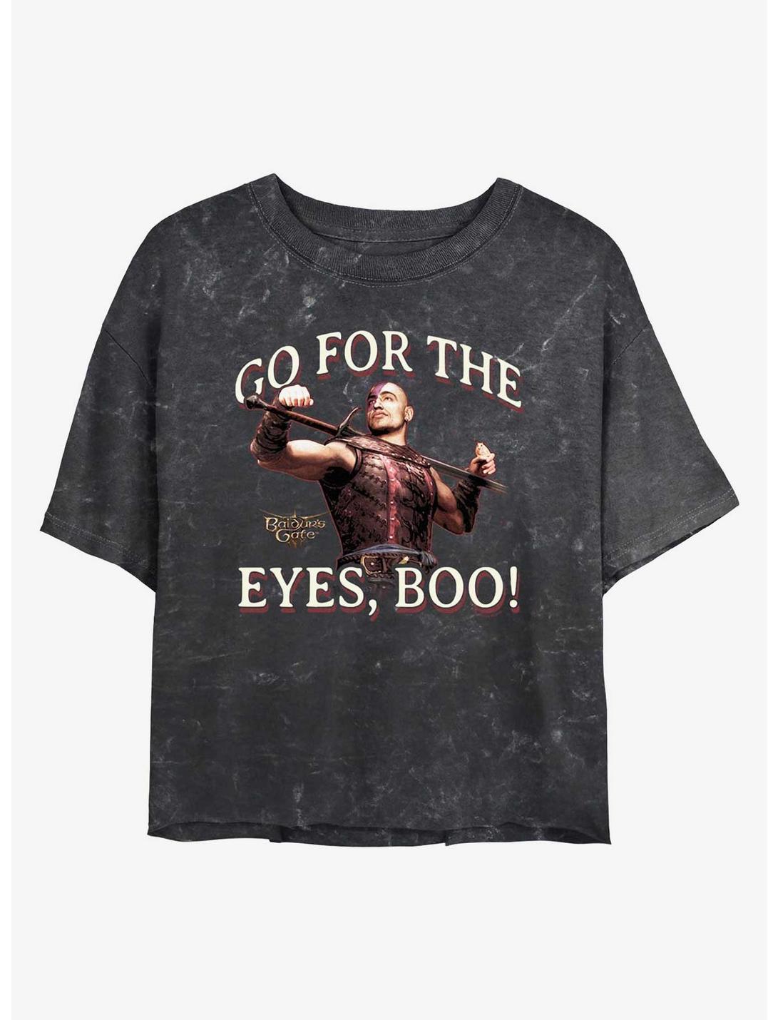 Dungeons & Dragons Minsc Go For The Eyes Boo Girls Mineral Wash Crop T-Shirt