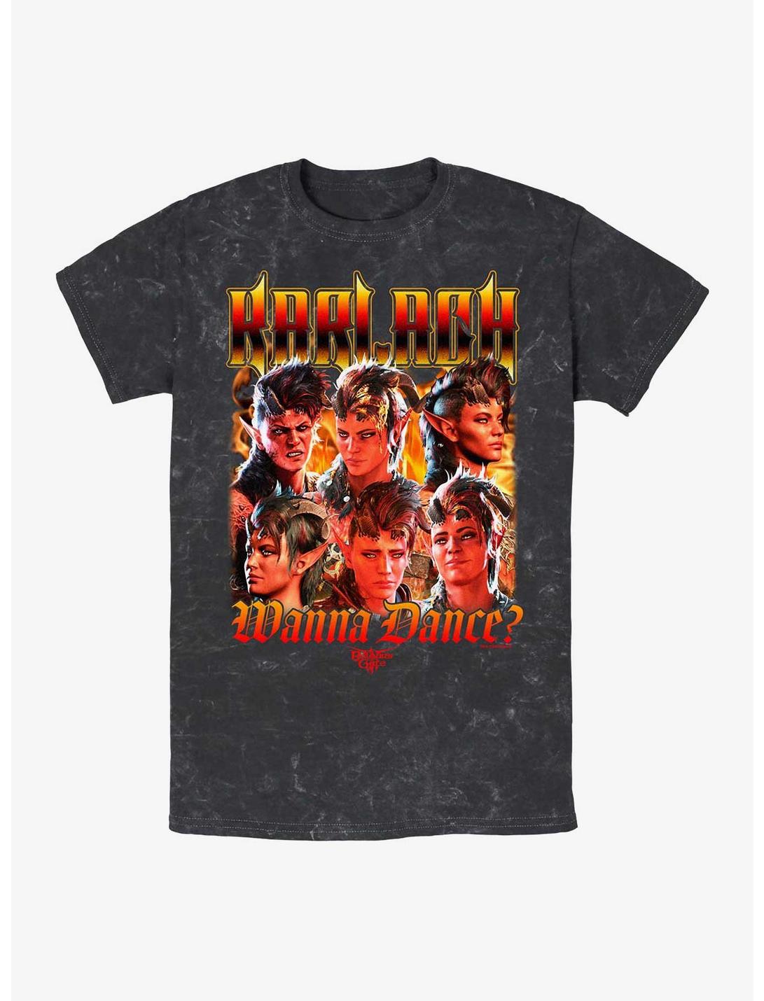 T-shirt Dungeons & Dragons Baldur's Gate Karlach Wanna Dance Délavé aux Minéraux