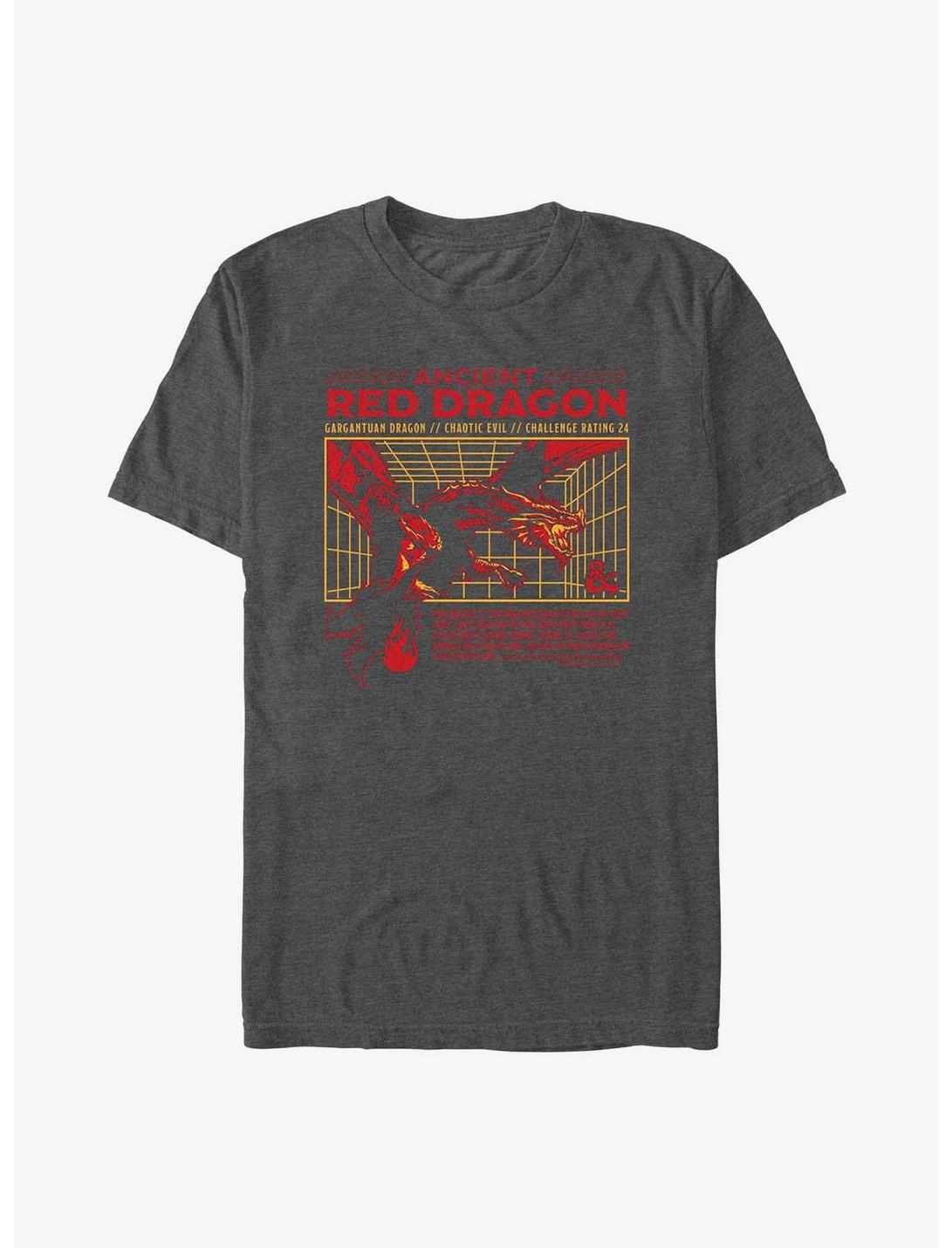 Dungeons & Dragons Red Dragon Stats T-Shirt