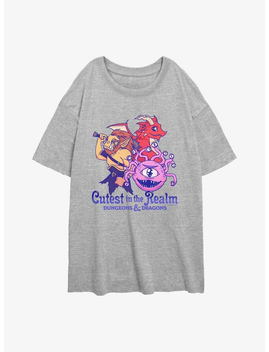 Dungeons & Dragons Monsters Cutest In The Realm Girls Oversized T-Shirt