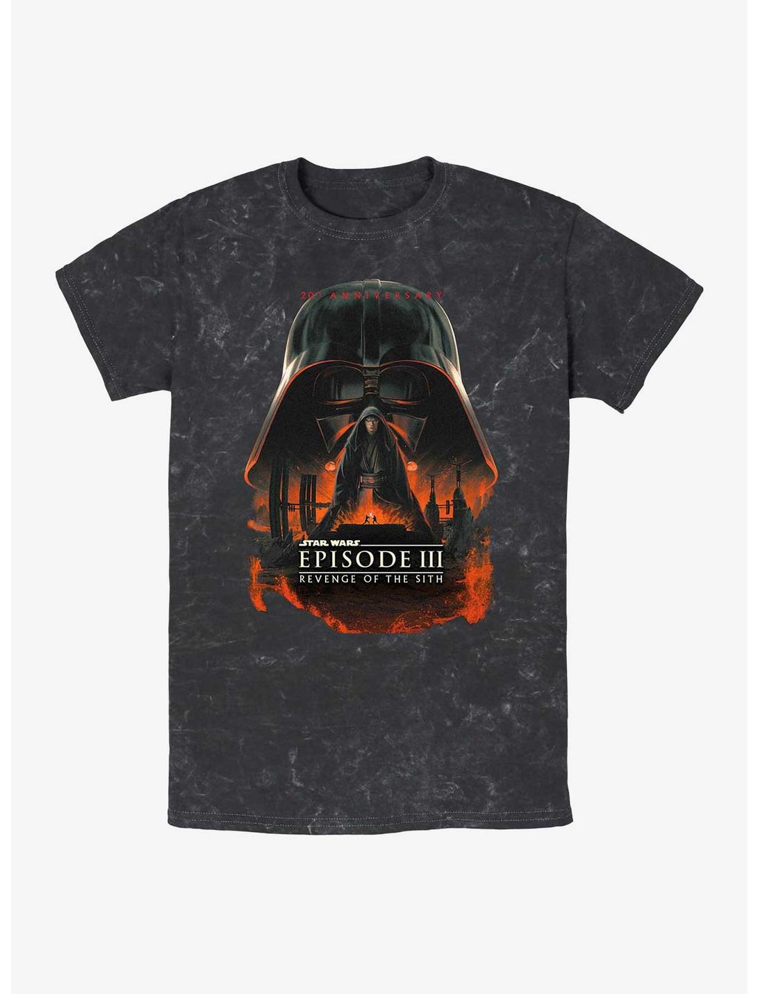 Star Wars Episode III: Revenge Of The Sith 20th Anniversary Poster Mineral Wash T-Shirt