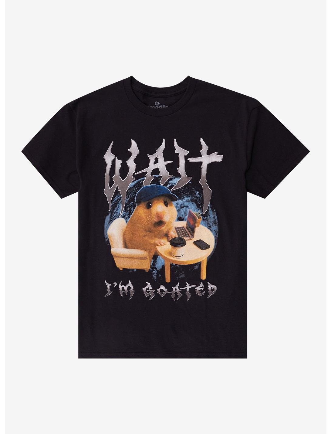 Goated Hamster T-Shirt By Goodie Two Sleeves