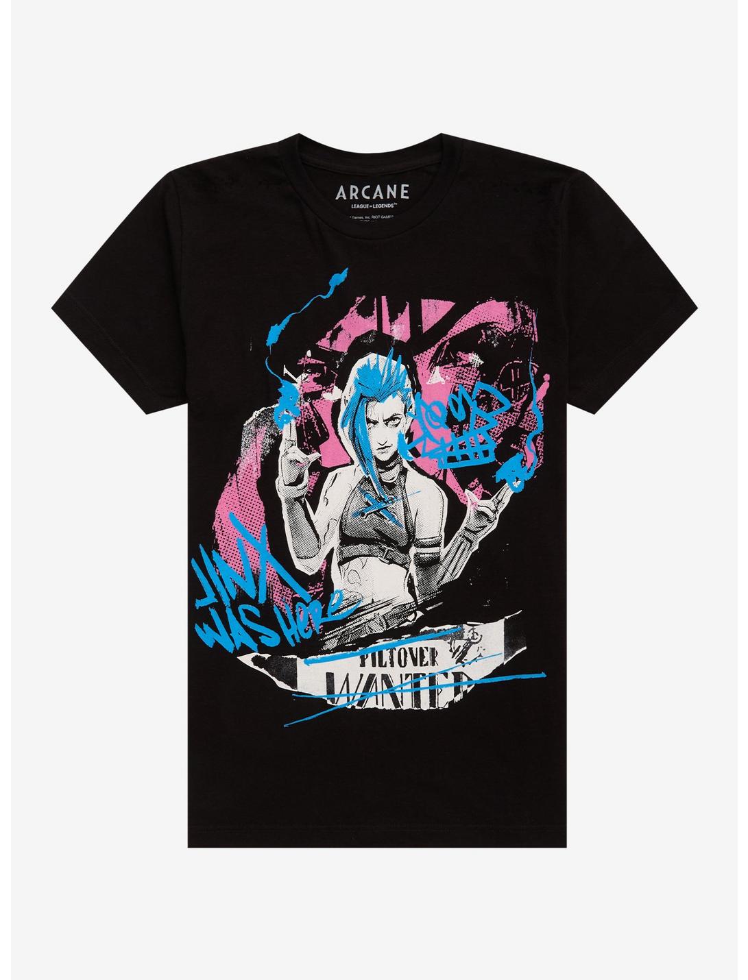 Arcane Jinx Graffiti Poster Double-Sided T-Shirt