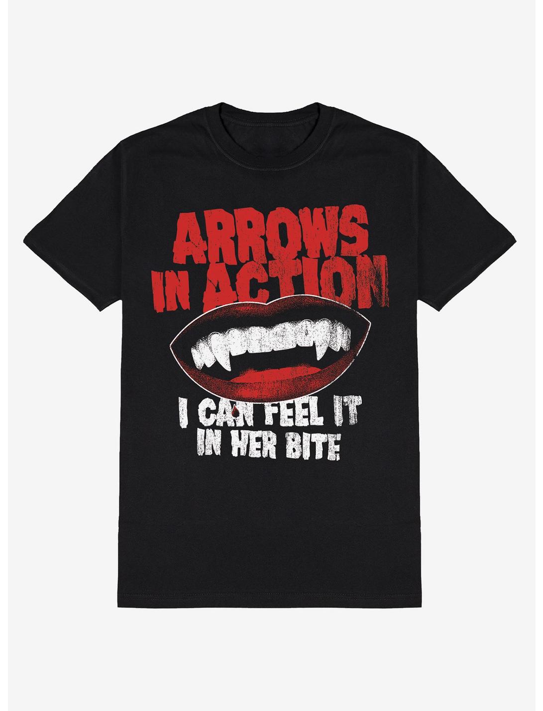 Arrows In Action Vampire Bite T-Shirt Hot Topic Exclusive