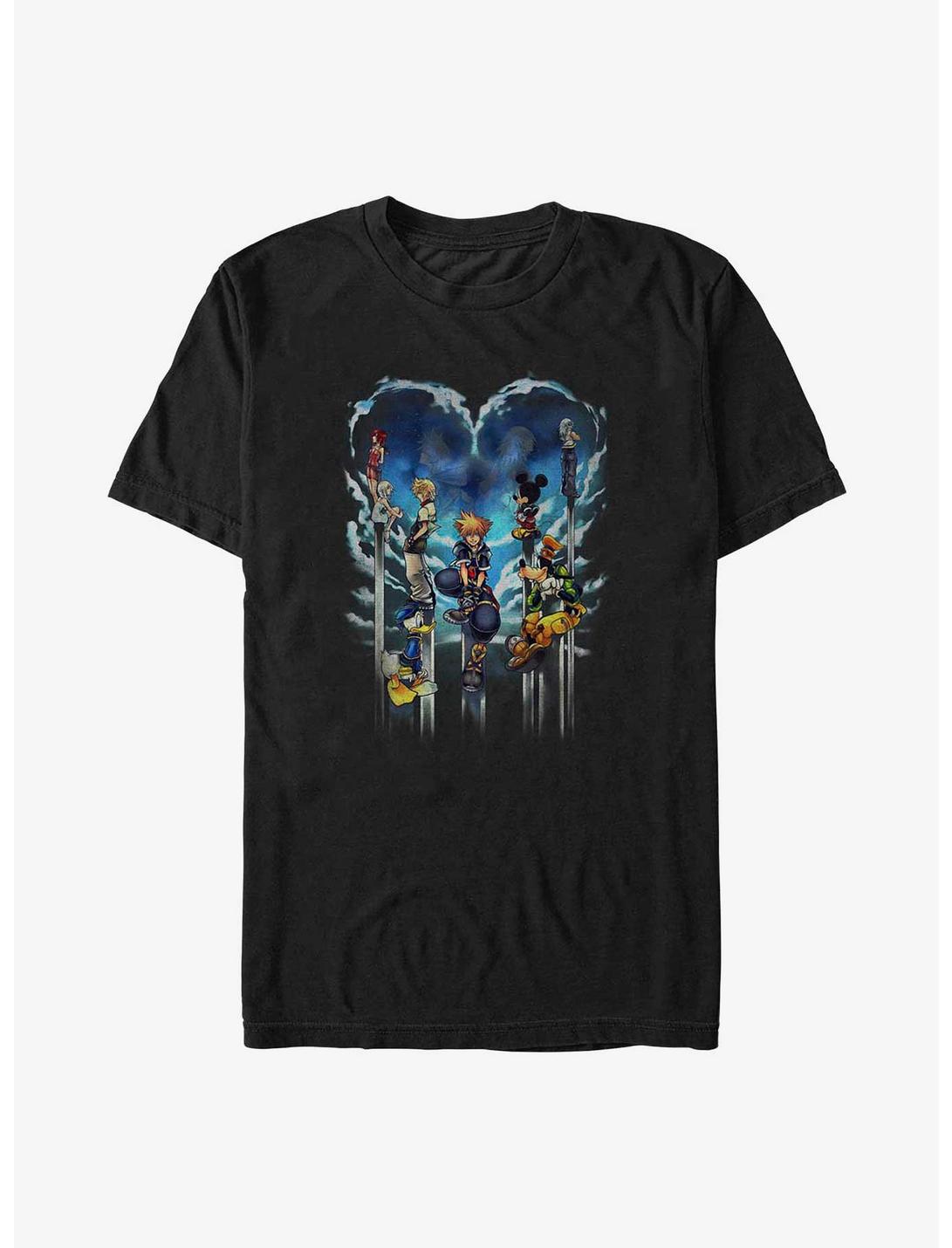 Disney Kingdom Hearts Clouded Horizon Big & Tall T-Shirt