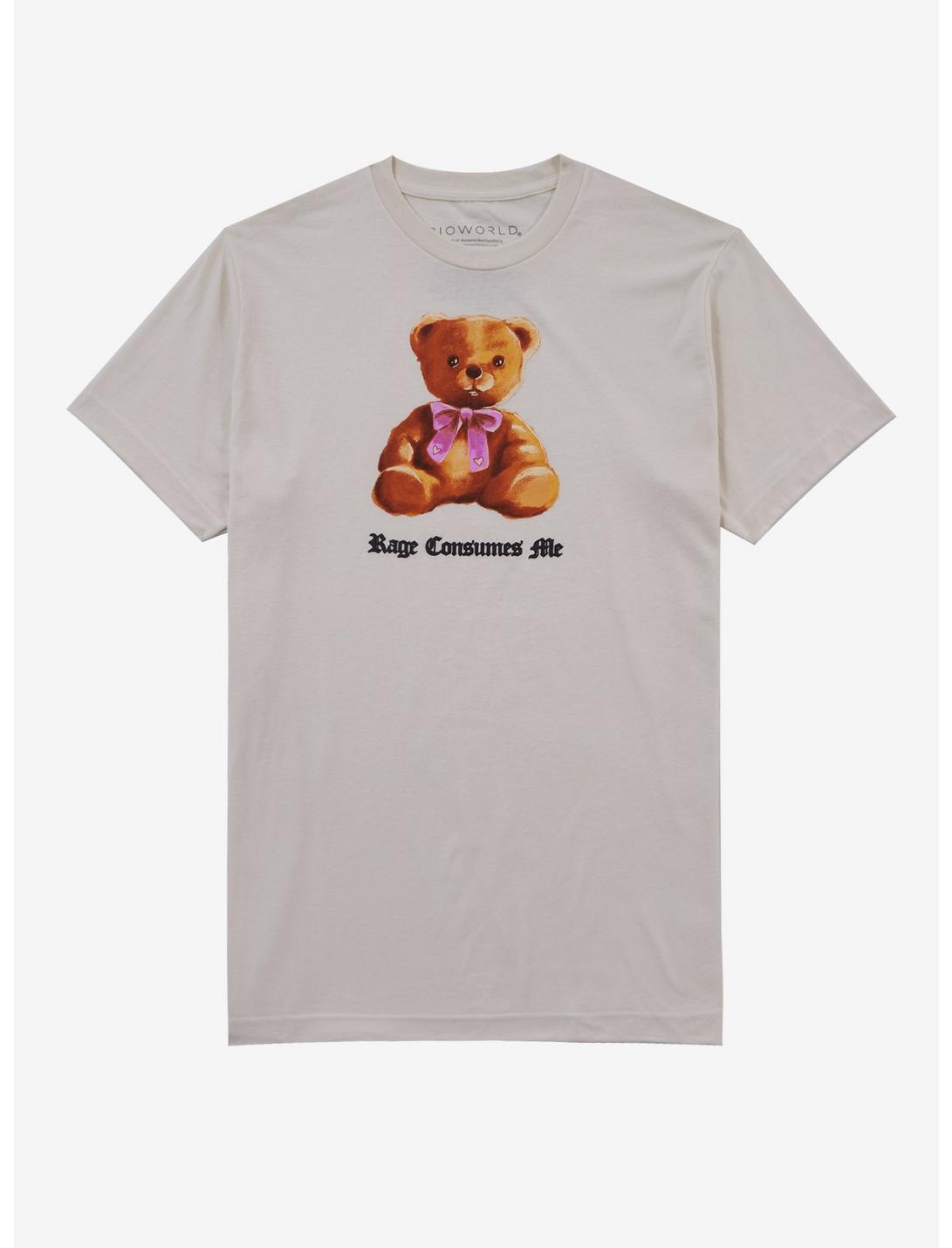 Teddy Bear Rage Puff Print T-Shirt