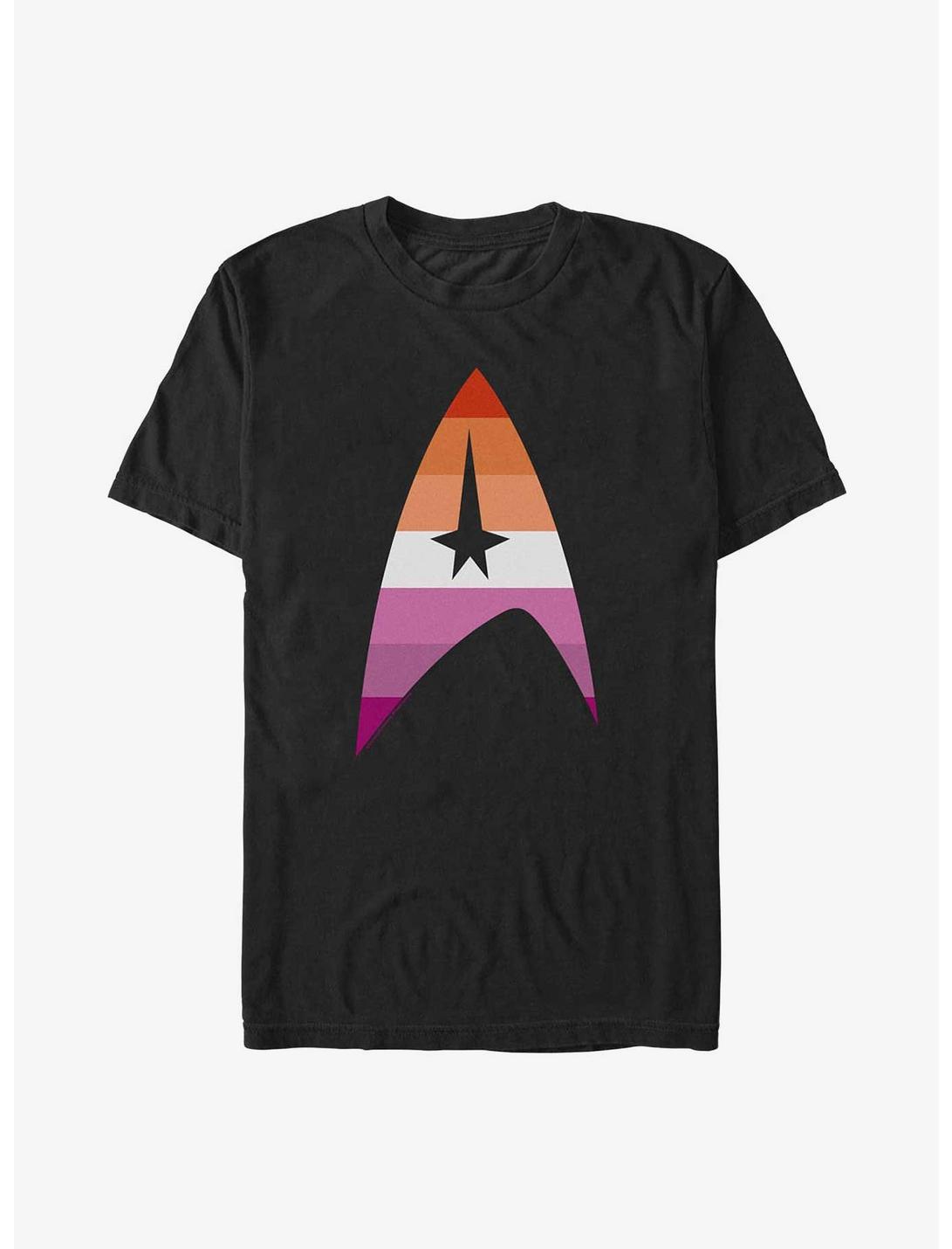 Star Trek Lesbian Flag Logo T-Shirt