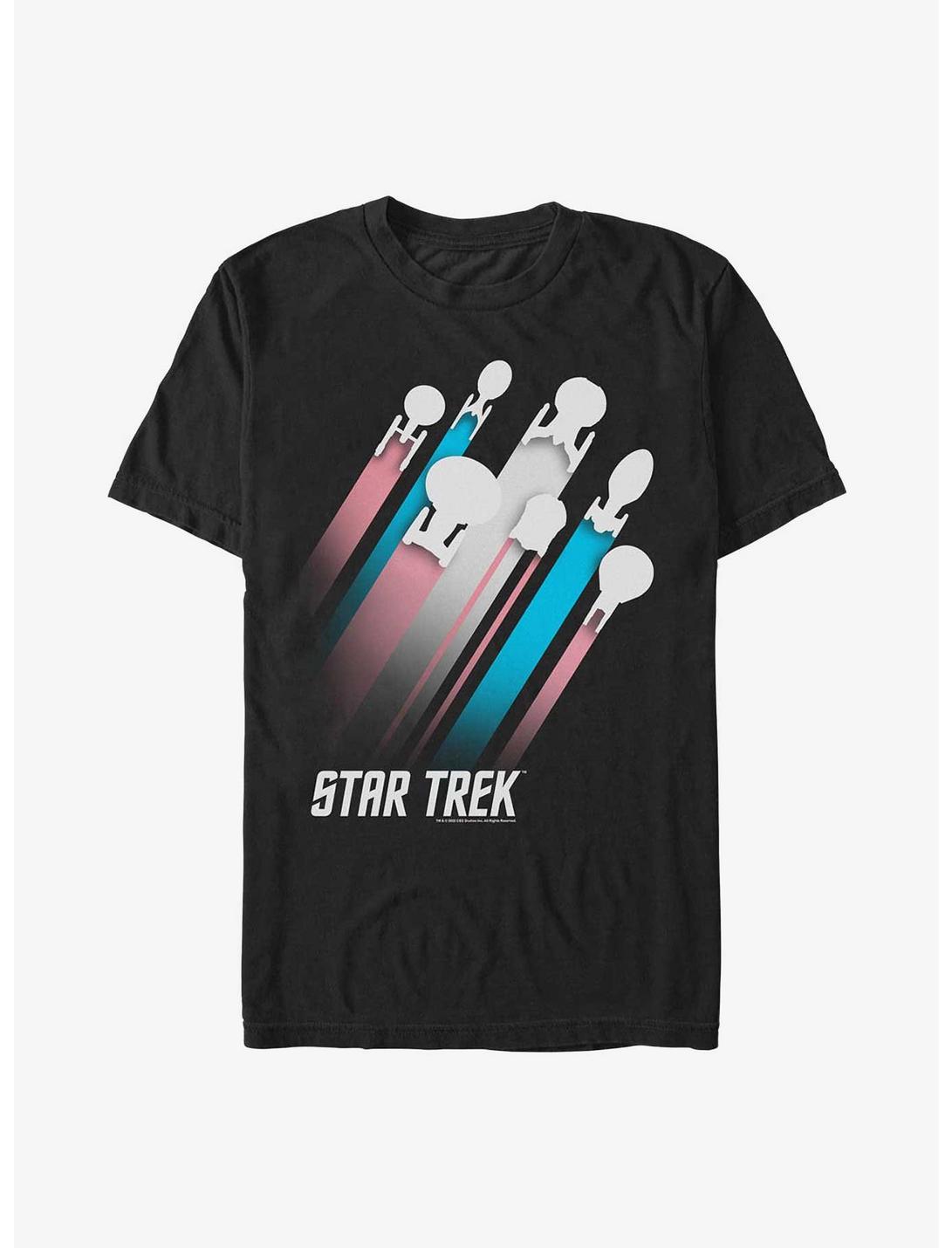 Star Trek Trans Pride Fleet Stripes T-Shirt