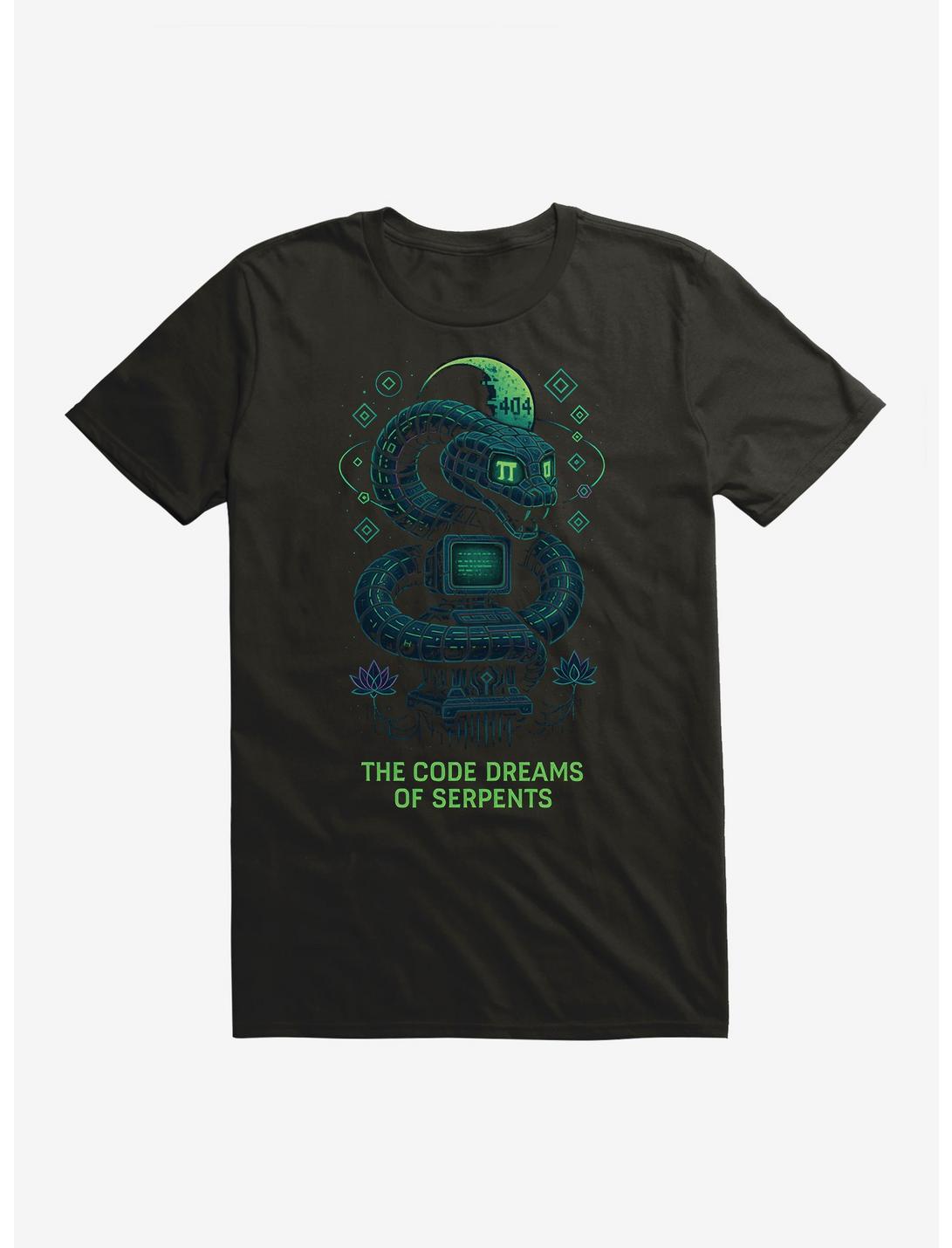 The Code Dreams Of Serpents Brainrot T-Shirt