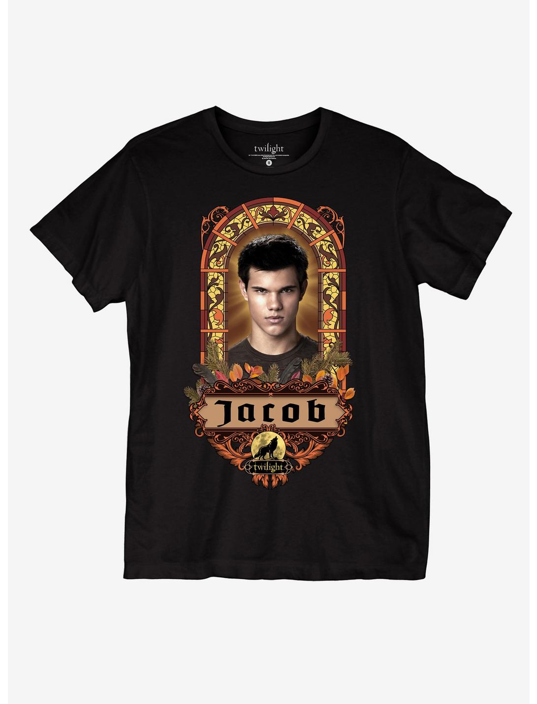 Twilight Jacob Stained Glass Portrait Girls T-Shirt