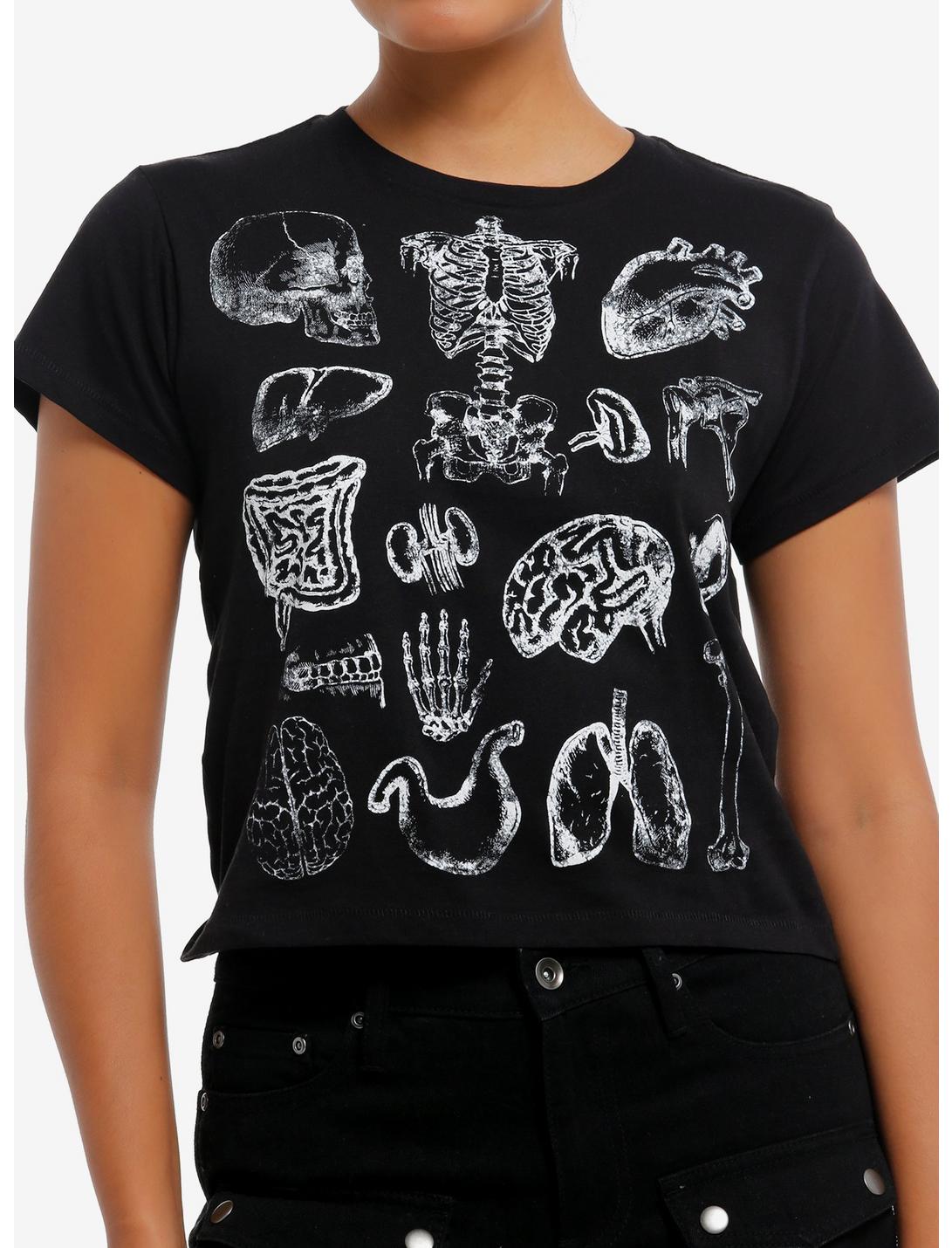 T-shirt bébé Anatomy Grid Girls par Goodie Two Sleeves