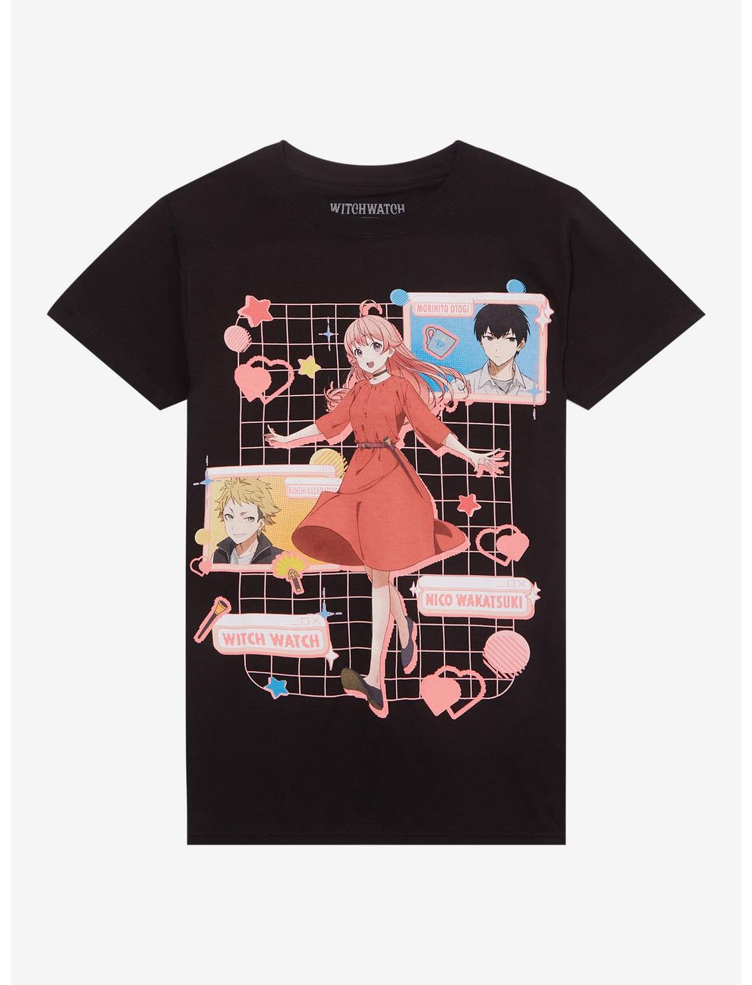 Witch Watch Trio Grid Girls T-Shirt